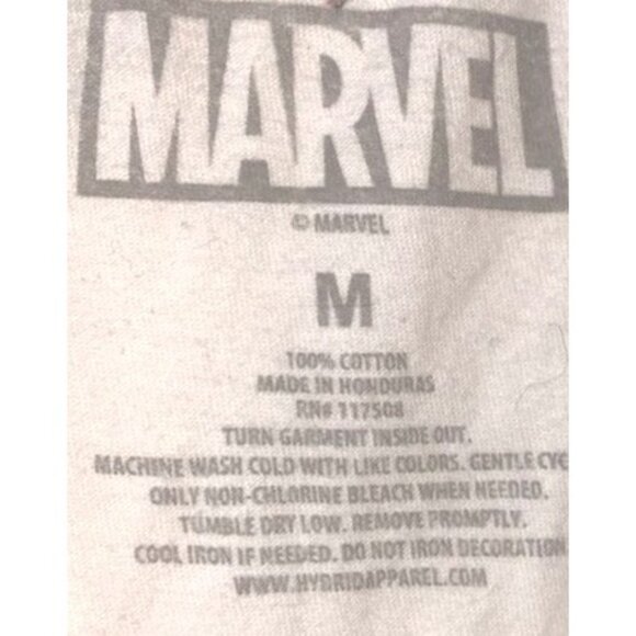 Marvel Deadpool Graphic Tee Shirt M White "Royalties Are The " 100% Cotton - Picture 2 of 7